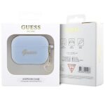 Guess GUAP2LSCHSB AirPods Pro 2 (2022/2023) cover blue Silicone Charm Heart Collection - imagine 4
