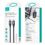 USAMS U71 USB-C to USB-C Cable 3m 100W PD Fast Charge black SJ526USB01 (US-SJ526) - imagine 8