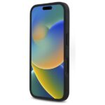 BMW BMHCP16S23PUPVK iPhone 16 6.1" black hardcase M Perforated Tricolor Detail Line - imagine 5