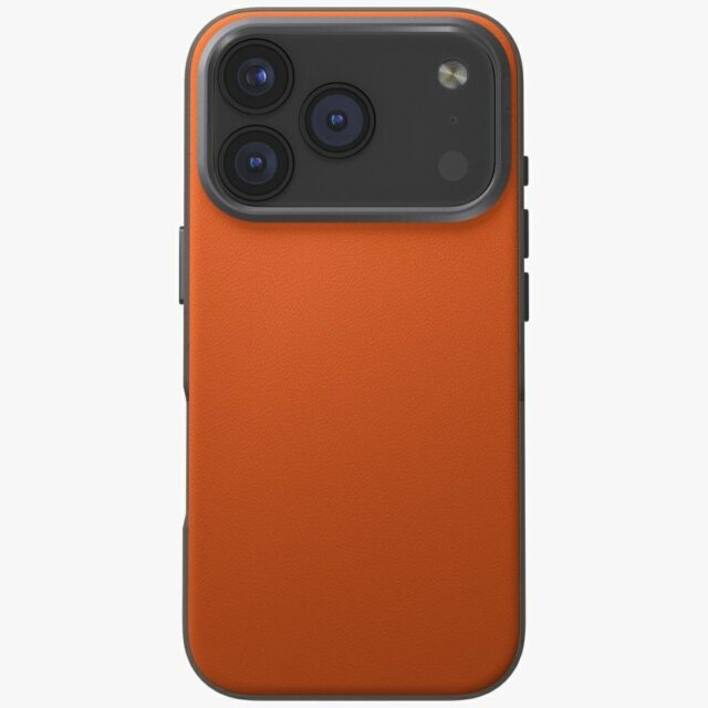 UNIQ Lyden DS Case for iPhone 17 Pro Magclick Charging Orange/Gray - imagine 2