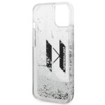 Karl Lagerfeld KLHCP14SLBKLCS iPhone 14/ 15 / 13 6,1" silver hardcase Liquid Glitter Big KL - imagine 7