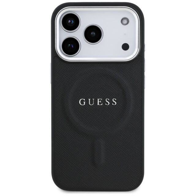 Guess Classic Logo MagSafe Case for iPhone 17 Pro Black - imagine 3
