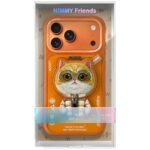 Etui Nimmy Cool&Cute 2.0 Cat do iPhone    17 Pro z magnetyczną zawieszką pomarańczowy - imagine 7