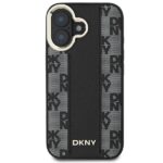 DKNY DKHMP16SPCPVSLK iPhone 16 6.1" black hardcase Checkered Pattern Magsafe - imagine 3