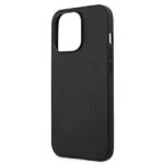AMG AMHCP13LDOLBK iPhone 13 Pro / 13 6,1" black hardcase Leather Hot Stamped - imagine 6