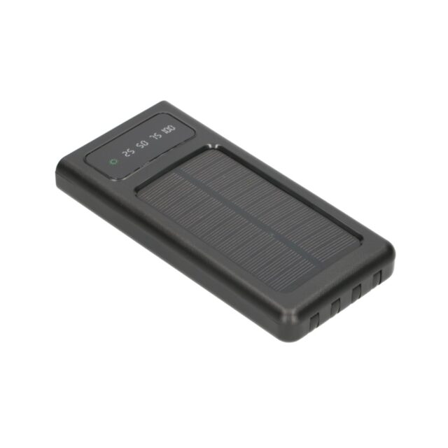 Extralink EPB-091 10000mAh Black | Powerbank | Solar Power bank, USB-C - imagine 9