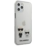 Karl Lagerfeld KLHCP12MCKTR iPhone 12/12 Pro 6,1" hardcase Transparent Karl & Choupette - imagine 4