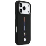 BMW M Silicon Tricolor Line MagSafe Case for iPhone 17 Pro Black - imagine 4