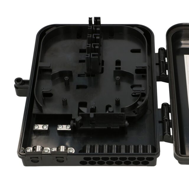 Extralink Eliza V2 | Fiber optic terminal box | 16 core, black, mid-span - imagine 7