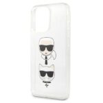 Karl Lagerfeld KLHCP13LKCTUGLS iPhone 13 Pro / 13 6,1" silver hardcase Glitter Karl`s & Choup - imagine 6