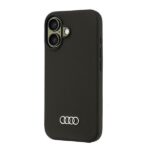 Audi Silicone Case iPhone 16 6.1" black hardcase AU-LSRIP16-Q3/D1-BK - imagine 3