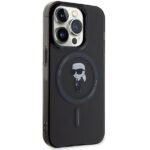 Karl Lagerfeld KLHMP14XHFCKNOK iPhone 14 Pro Max 6.7" black hardcase IML Ikonik MagSafe - imagine 4