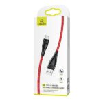 USAMS braided cable U41 USB-C 3m 2A red SJ398USB02 (US-SJ398) Fast Charge - imagine 8
