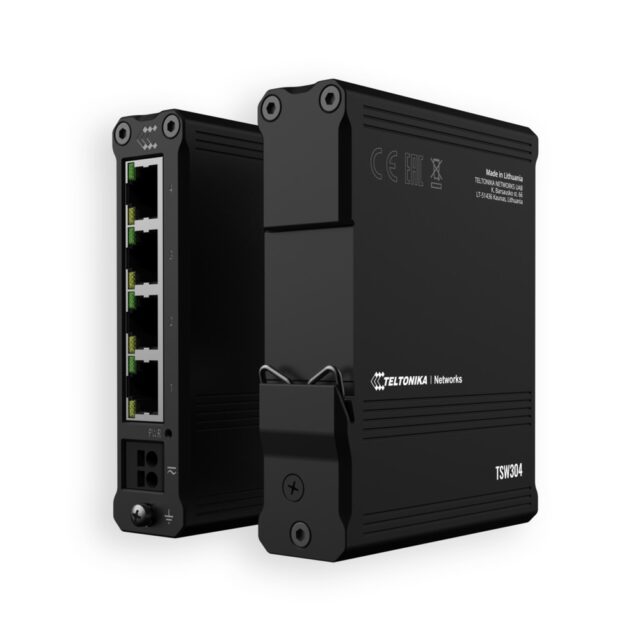 Teltonika TSW304 | Switch | 4x RJ45 1000Mb/s, DIN - imagine 3