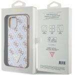 Guess GUHCP15SPG4GPH iPhone 15 / 14 / 13 6.1" white hardcase 4G Triangle Metal Logo - imagine 8