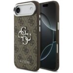 Case Guess 4G Big 4G Classic Logo for  iPhone Air brown silver
