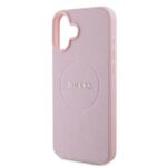 Guess GUHMP16MPGHSMMP iPhone 16 Plus 6.7" pink hardcase Grained Ring MagSafe - imagine 6