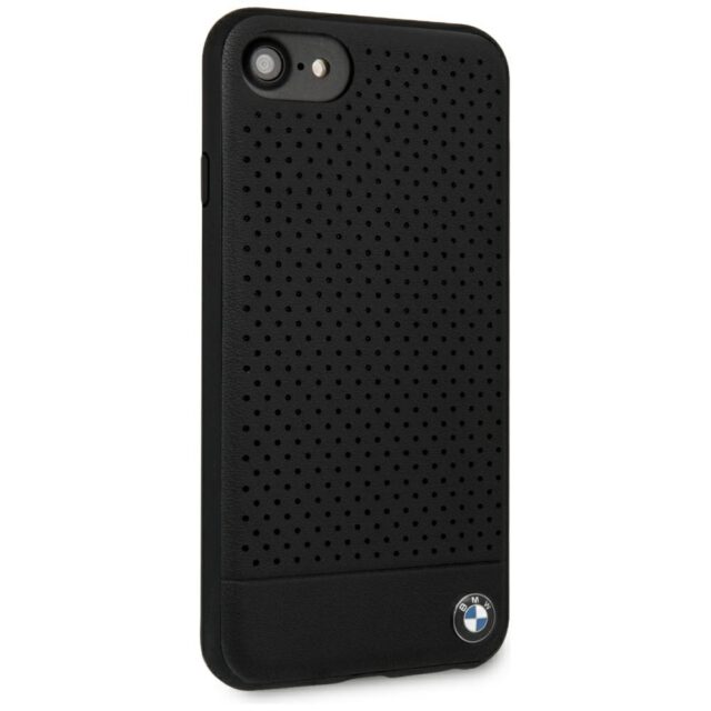 BMW BMHCI8PEBOBK iPhone 7/8/ SE 2020 Hard Case Black Signature Perforated - imagine 4