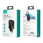 USAMS Wall Charger T41 USB-C + USB GaN 47W PD + QC (only head) Fast Charging black CC137TC01 (US-CC1 - imagine 6