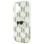 Karl Lagerfeld KLHCP16SHKLPKHT iPhone 16 6.1" transparent hardcase IML Karl Head Electr - imagine 6