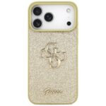 Guess Fixed Glitter Big 4G case for iPhone 17 Pro Max gold - imagine 3