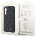 Guess GUHCS23FEG4GFGR S23 FE S711 grey hardcase 4G Metal Gold Logo - imagine 8