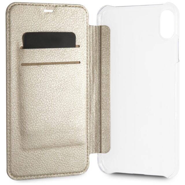 Guess GUFLBKI65IGLTGO iPhone Xs Max gold book Iridescent - imagine 3