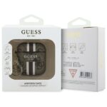Guess GUA2P4RPSW AirPods 1/2 cover brown 4G Printed Stripes Charm - imagine 3