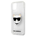 Karl Lagerfeld KLHCP12LCHTUGLS iPhone 12 Pro Max 6,7" silver hardcase Glitter Choupette - imagine 6