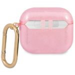 Guess GUA3UCG4GP AirPods 3 cover pink Glitter Collection - imagine 2