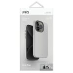 UNIQ case Lino Hue iPhone 15 Pro 6.1" Magclick Charging chalk grey - imagine 4