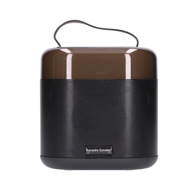 Extralink Kids Karaoke LED Speaker Set 2x Mic Black, Bluetooth Speaker, 2 Microphones, AUX, Memory Card Slot, RGB Lighting - imagine 4