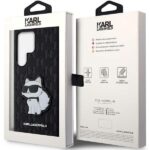 Karl Lagerfeld KLHCS23LSAKLHCPK S23 Ultra S918 hardcase black Saffiano Monogram Choupette - imagine 8