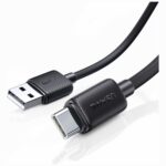 Cable USAMS KY Series US-SJ693 3A USB-C to USB-A 2m white - imagine 2