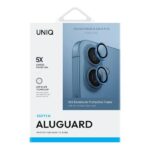 UNIQ Optix Aluminium Camera Lens Protector iPhone 16 6.1" / 16 Plus 6.7" pearl blue szkło na obiekty - imagine 2