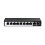 Extralink CERES | PoE Switch | 8x 100Mb/s PoE/PoE+, 2x RJ45 Uplink 100Mb/s, 96W - imagine 2