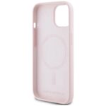 Case Karl Lagerfeld Silicone Karl&Choupette MagSafe for iPhone 15 Plus pink - imagine 7