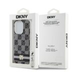 DKNY DKHMP14XHCPTSK iPhone 14 Pro Max 6.7 inch black hardcase IML Checkered Mono Pattern & Printed S - imagine 8