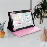 Etui Blun uniwersalne na tablet 7" UNTróżowy/pink - imagine 9