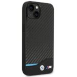 BMW BMHCP14M22NBCK iPhone 14 Plus / 15 Plus 6,7" black Leather Carbon - imagine 4