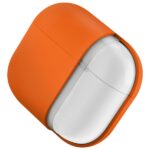 UNIQ case Nexo AirPods 4 + Ear Hooks Silicone volt orange - imagine 5