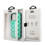 Karl Lagerfeld KLHCP14XPGKLSKN iPhone 14 Pro Max 6,7" hardcase green Monogram Stripe - imagine 8