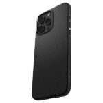 Spigen Liquid Air iPhone 15 Pro Max 6,7" matte black ACS06562 - imagine 8