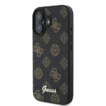 Guess GUHMP16MPGPYSK iPhone 16 Plus 6.7" black hardcase PU Peony Script MagSafe - imagine 2