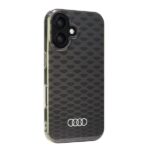 Audi IML Stitching Pattern MagSafe iPhone 16 6.1" black hardcase AU-IMLMIP16-Q5/D3-BK - imagine 2