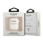 Guess GUA2SGGEH AirPods cover white Silicone Glitter - imagine 3