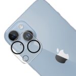 3MK Lens Pro Full Cover iPhone 15/15Plus Tempered glass for camera lens with mounting frame 1szt - imagine 2