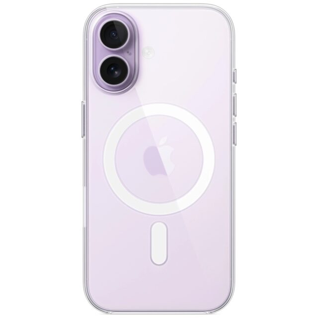 Case Apple Clear Case MagSafe for iPhone 17 transparent - imagine 5