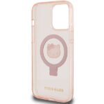 Hello Kitty HKHMP15XHRSGEP iPhone 15 Pro Max 6.7"pinkhardcase Ring Stand Glitter Electropl Logo Mag - imagine 7