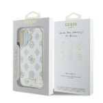 Guess GUHMP16SPGPYSH iPhone 16 6.1" white hardcase Peony Script Logo MagSafe - imagine 8